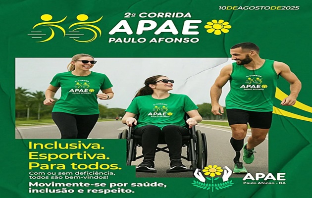  A Corrida da APAE Paulo Afonso é mais que uma prova: é um movimento inclusivo