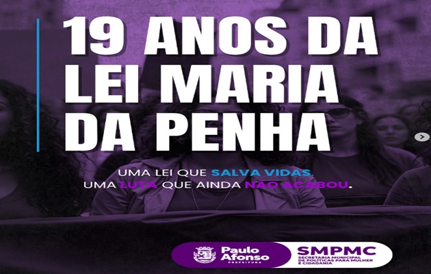  Lei Maria da Penha completa 19 anos. Uma lei construída com dor, resistência e coragem