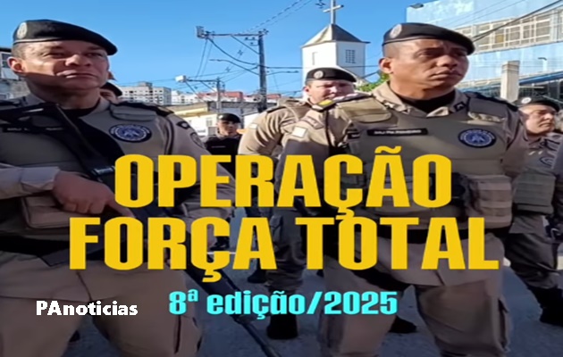  PMBA realiza 8ª edição da Operação Força Total e desencadeia a Operação Dominus Areae
