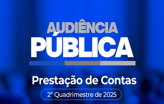  Controladoria Geral do Município realiza Audiência Pública de Prestação de Contas do 2º Quadrimestre de 2025
