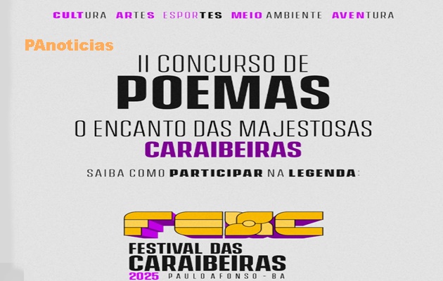 SECULTE realiza II Concurso de Poemas na programação do Festival das Caraibeiras