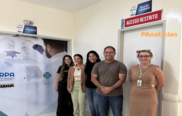  Prefeito Mário Galinho e a secretária de Saúde, Tarciane Melo, visitam o Hospital Regional de Paulo Afonso (HRPA)