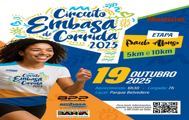  Inscrições para Circuito de Corrida Embasa abrem nesta segunda-feira (13) em Paulo Afonso
