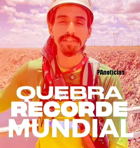  “Mago do Equilíbrio”, conquista recorde mundial de Waterline, modalidade do slackline nos  Cânions do Rio São Francisco, em Paulo Afonso – BA