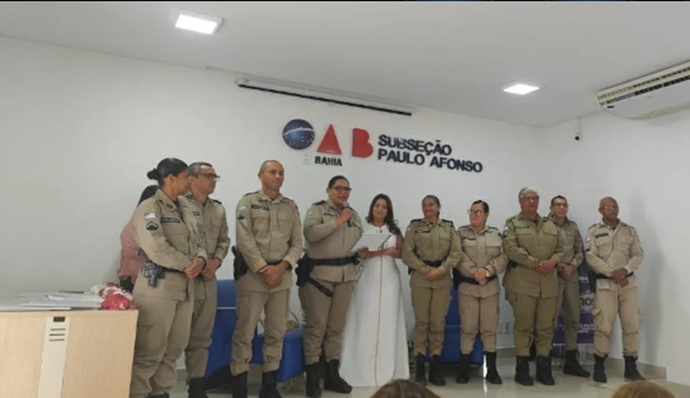  20º BPM, ATRAVÉS DA RONDA MARIA DA PENHA, RECEBE MOÇÃO DE APLAUSOS DA CÂMARA DE VEREADORES DE PAULO AFONSO