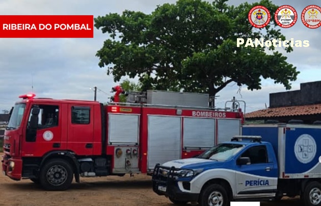  15º BBM atende ocorrência de acidente veicular envolvendo caminhão na BR-110 em Ribeira do Pombal