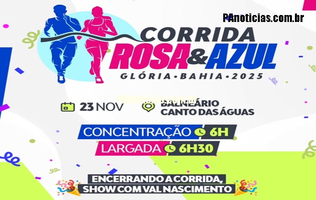  Atenção, corredores e corredoras! A Corrida Rosa & Azul chegou! E tem a atração musical Val Nascimento