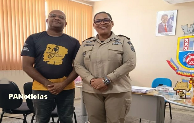  20º BPM realiza reunião com presidente da AGTURB