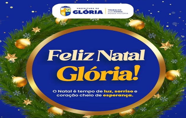  Mensagem de Natal da Prefeitura Municipal de Glória