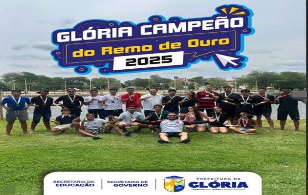  PROJETO REMO NAS ESCOLAS DE GLÓRIA CELEBRA BICAMPEONATO NO REMO DE OURO 2025