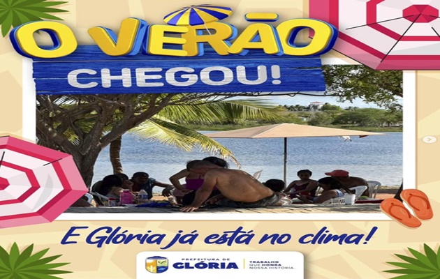  O verão chegou! e Glória é o destino certo de quem busca a melhor diversão