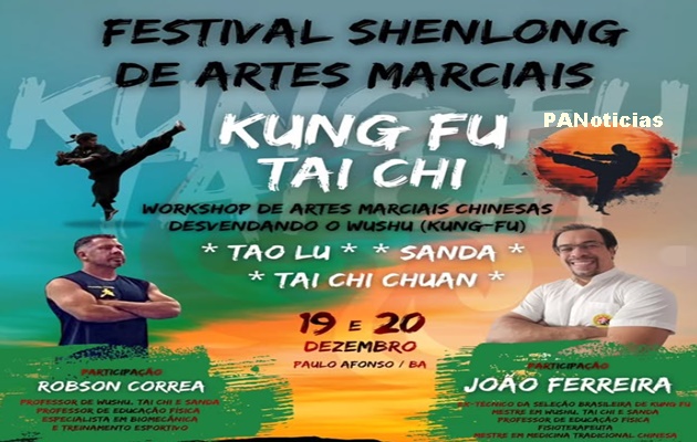  Vem aí o Festival Shenlong de Artes Marciais! um grande encontro de Kung Fu e Tai Chi