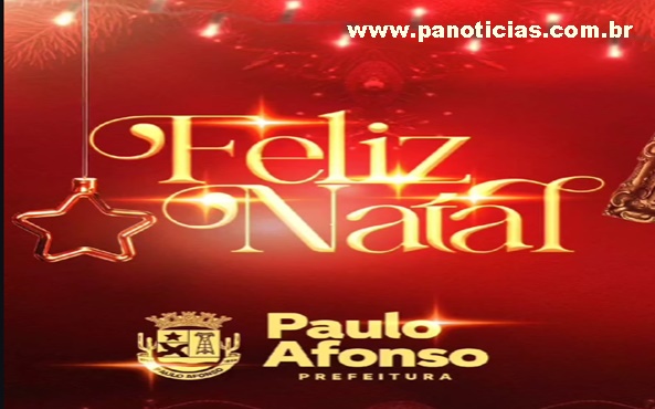  Mensagem de Natal – Prefeitura de Paulo Afonso