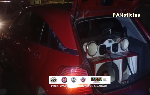  PMBA realiza Operação Paredão na área do  20º BPM