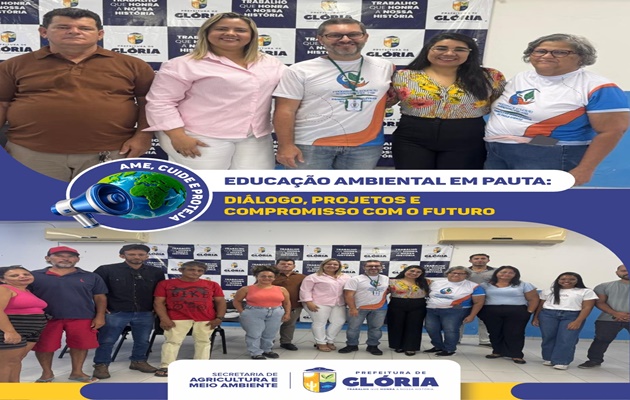  Município de Glória seleciona projetos ambientais e define diretrizes para comissões locais