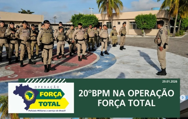  PMBA deflagra 1ª Edição da “Operação Força Total” em todo o Estado da Bahia