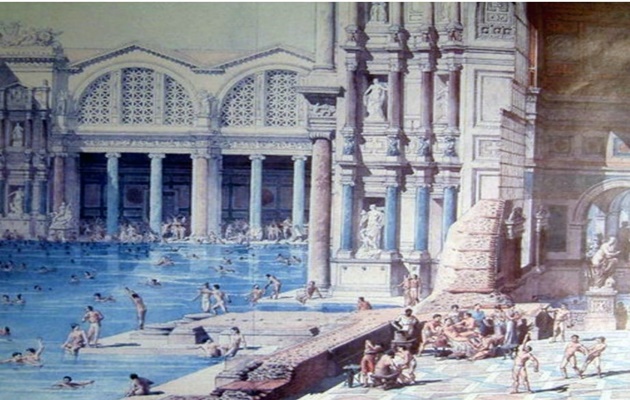  Os banhos públicos em Roma