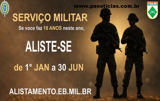  Serviço Militar. Alistamento para o Contingente de 2027