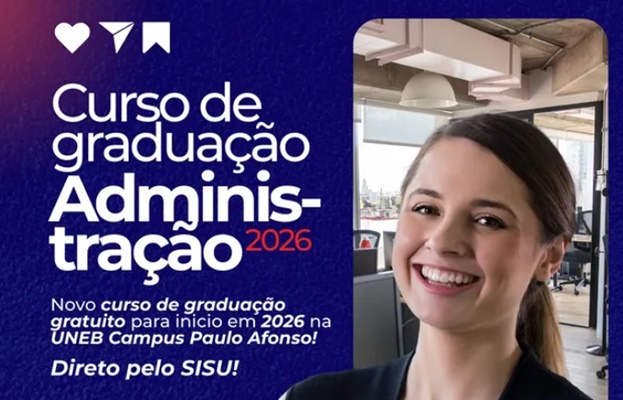  Novo Curso | Administração na UNEB Campus VIII