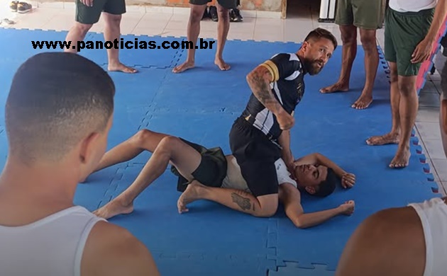  1ª Cia Inf realiza instruções práticas de combate corpo a corpo e defesa pessoal