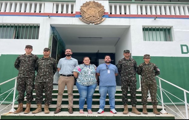  Palestra na 1ª Cia Inf sobre a prevenção ao uso de entorpecentes para todo o efetivo da Organização Militar