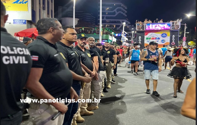  Polícia Civil recupera mais de 130 celulares no circuito do Carnaval