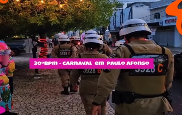  Folia com segurança: Polícia Militar da Bahia, através do 20º BPM, garante paz no “Carnaval Paralelo” em Paulo Afonso e Glória