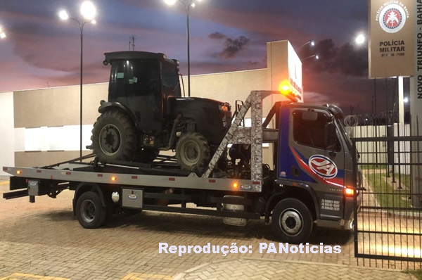  Maquinário roubado avaliado em R$ 300 mil é recuperado na Bahia