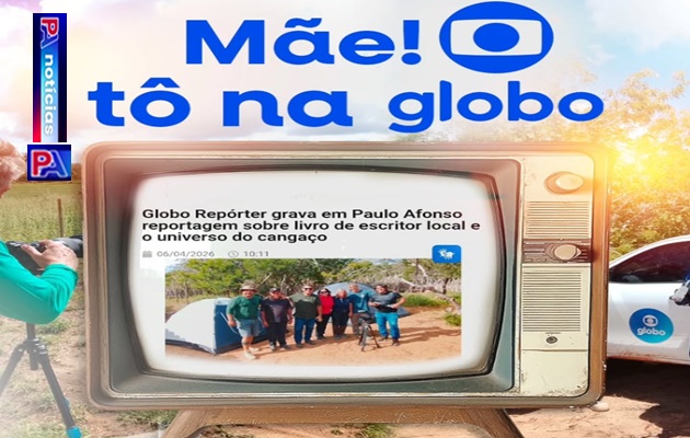  Globo Repórter grava programa especial sobre o livro “De Jeremoabo a Paulo Afonso: Coronelismo e Cangaço”, do escritor Sandro Lee.