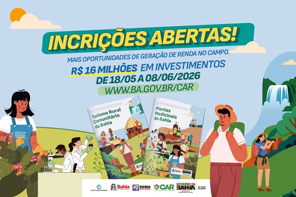  Mais informações e acesso aos editais estão disponíveis nos portais da CAR e da SDR.