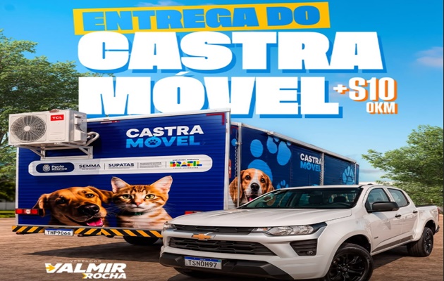  Entrega do Castramóvel e de uma S10 fortalece a proteção animal em Paulo Afonso
