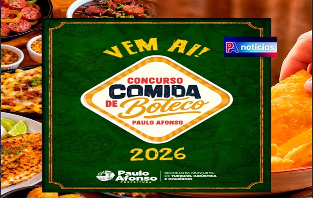  Concurso Comida de Boteco Paulo Afonso 2026!