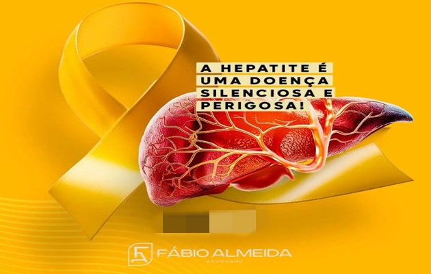  Julho Amarelo, mês de conscientização sobre as hepatites virais.