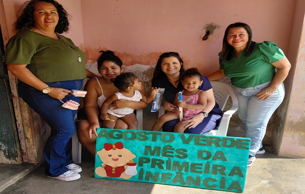  Glória promove ação de saúde bucal na primeira infância