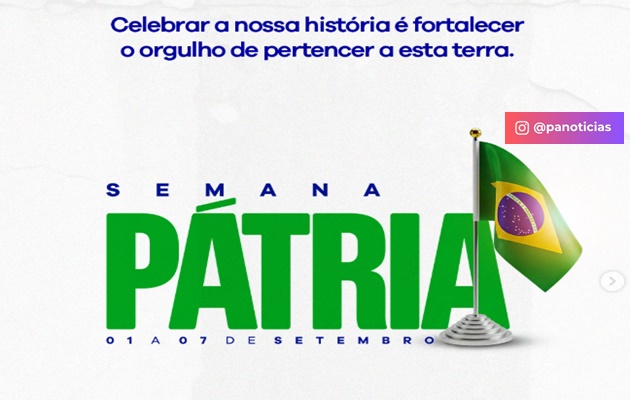  Nos dias 1º, 2 e 7 de setembro, Paulo Afonso celebra a Semana da Pátria