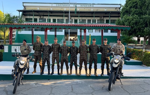  1ª Companhia de Infantaria realiza Estágio de Prevenção de Acidentes com Motocicletas (EPAM)